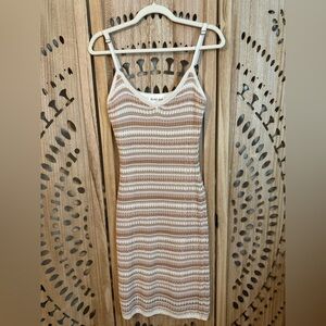 Olive + Oak Crochet Midi Dress